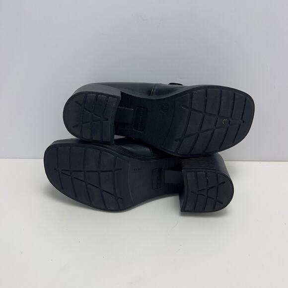 Vtg Y2K Lower East Side Black Bratz Chunky Platform Loafers Shoes Size 8 - Picture 9 of 10